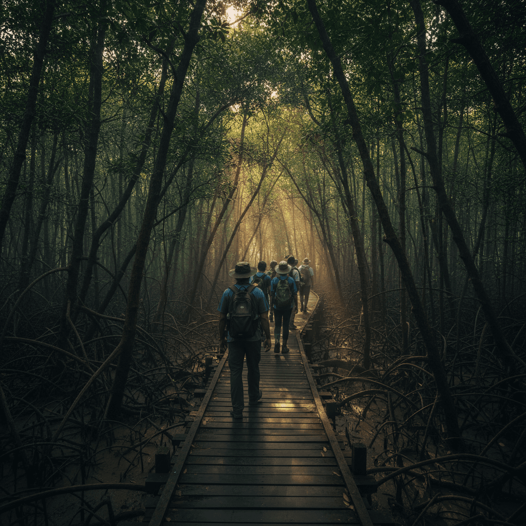 সুন্দরবনে জঙ্গল হাইকিং